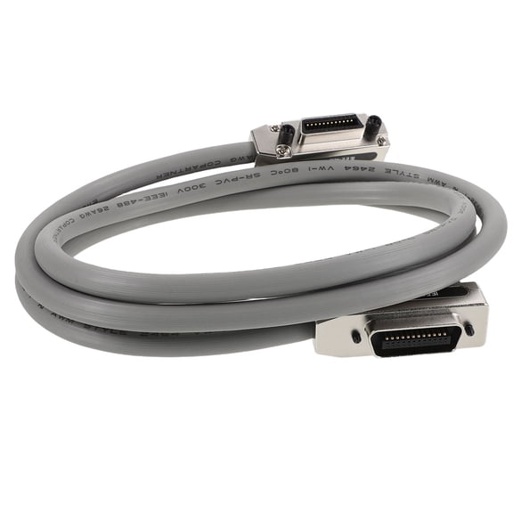 VERDANVERSE Gpib Interface Cable Stable Metal Connector Grey Alloy Plastic for Home