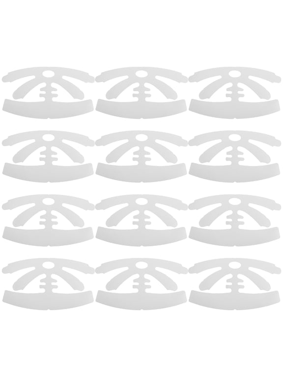 25Pcs Baseball Cap Inserts White Plastic Hat Shapers for Brim Support and Shape