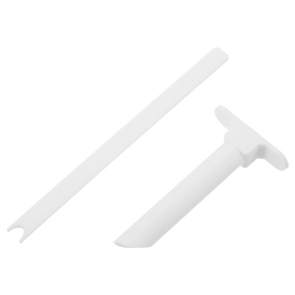 VERDANVERSE 2-Piece 3D Printed Cotton Filling Tool, White Sewing Accessory for Plush Toys, Fabric Turning and Crafts