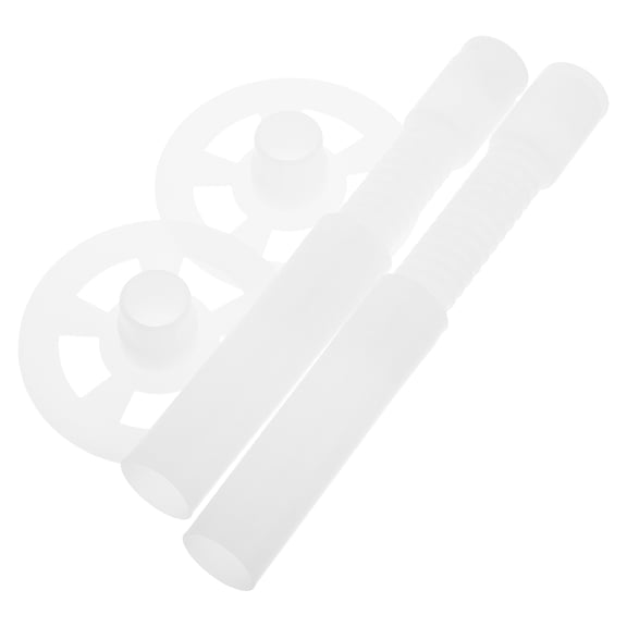 VERDANVERSE 2Pcs Kitchen Pickling Press Tool White Adjustable Rod for Sauerkraut Fermentation and Pickle Weights