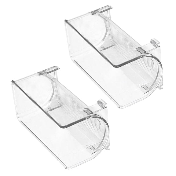 VERDANVERSE 2-Pack Stackable Transparent Wine Storage Bins with Drawer Design, Wine Bottle Organizer for Home and Kitchen