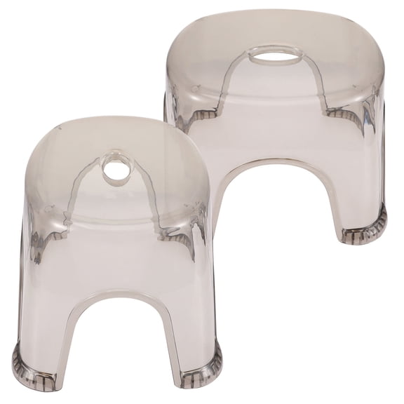 VERDANVERSE 2pcs Footstool Plastic Stool Bathroom Use Children Household Entryway