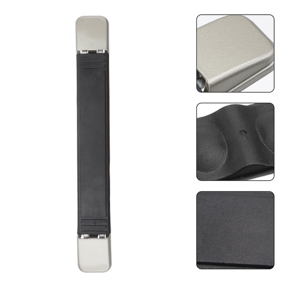 VERDANVERSE 2Sets Suitcase Telescopic Handle Replacement for Luggage Durable Plastic Black