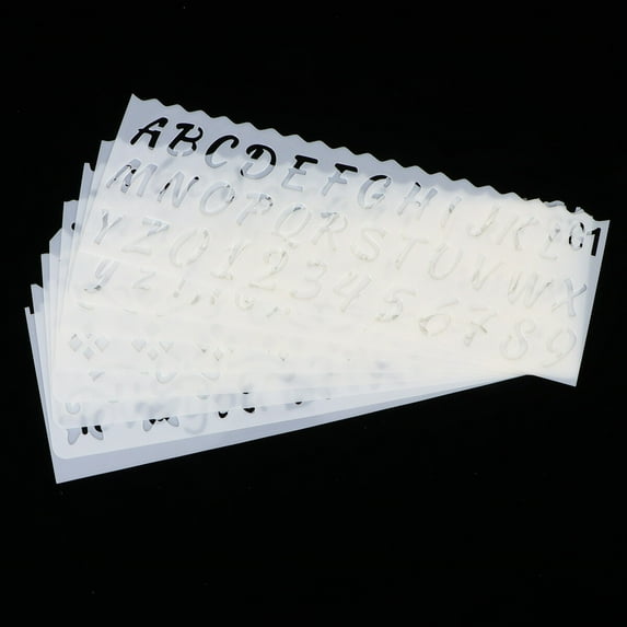 VERDANVERSE 32Pcs Stencils for Drawing for Kids School Project Tools Imagination Improvement Square White