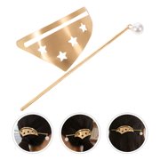 VERDANVERSE Elegant French Hairpins Sturdy Alloy Construction for Decoration 3Pcs