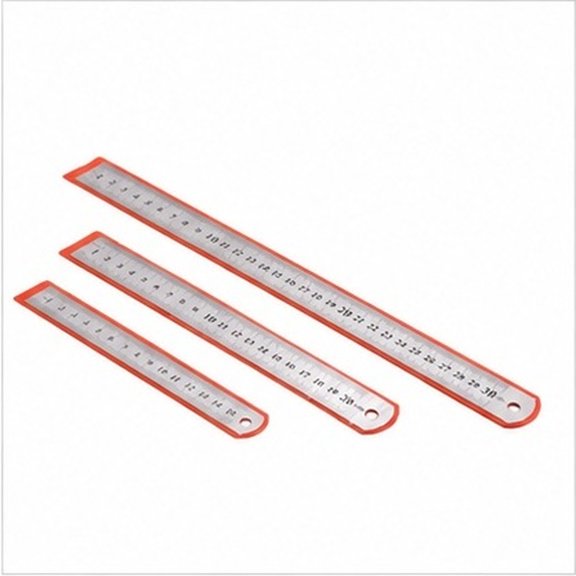 VERDANVERSE Verdanverse 3Pcs Double Scale Ruler Stainless Steel for Drafting Tools