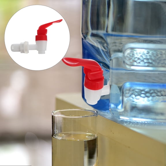 VERDANVERSE 4-Pack Leak-Proof Plastic Jug Taps for Drinking, Easy to Use, Assorted Colors Included