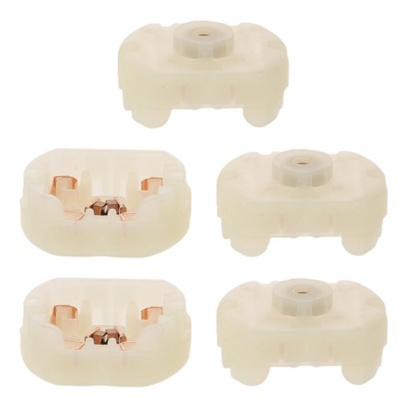 VERDANVERSE 5Pcs Car Door Lock Actuator Motor Brush Holder White Durable Automotive Replacement Part