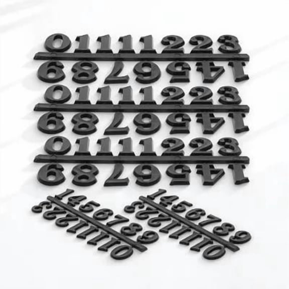 VERDANVERSE 5 Sets Arabic Numerals for Clock Repair, Replacement, and Craft Projects