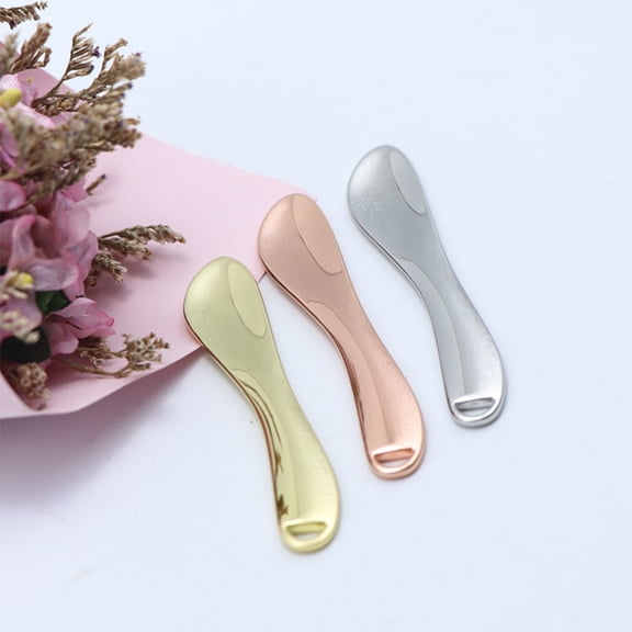 VERDANVERSE Eye Cream Applicator Golden Zinc Alloy Makeup ula for Daily Use 5Pcs