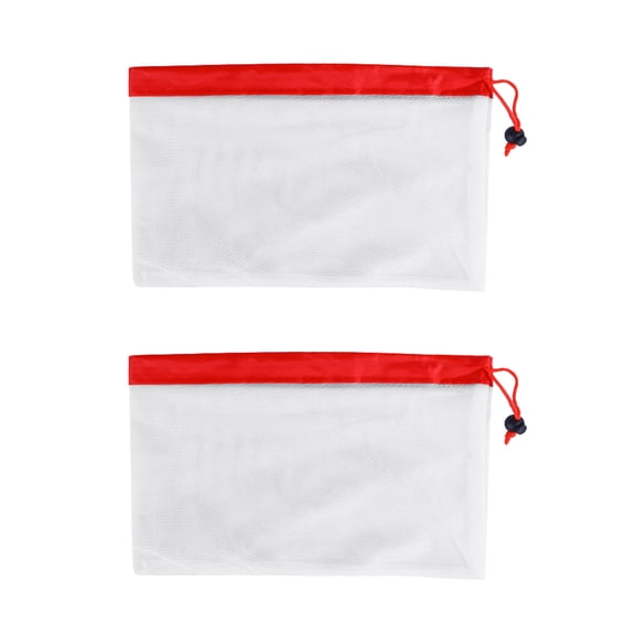 VERDANVERSE 5pcs Reusable Mesh Produce Bag 8 Inch Polyester for Storage Travel
