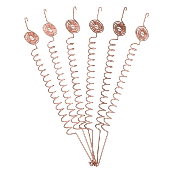 VERDANVERSE 6Pcs Electroculture Copper Rods for Garden Plant Support and Natural Growth Stimulation