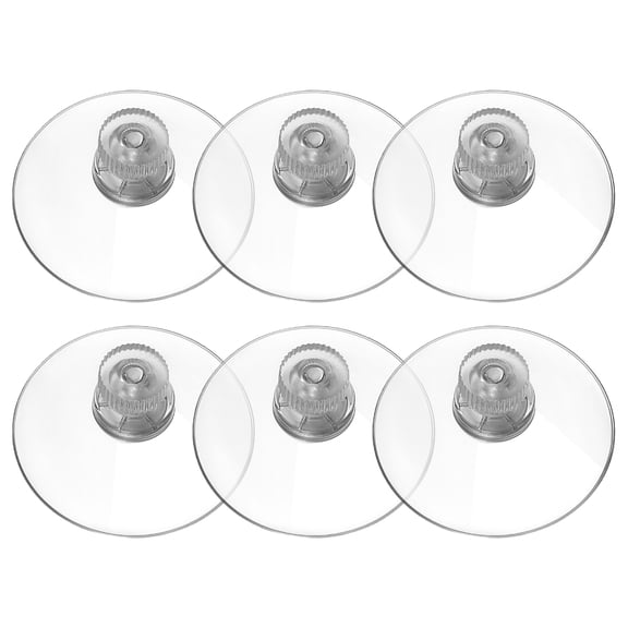 VERDANVERSE 6Pcs Replacement Suction Cups PVC Suction Pads Anti Collision for Kitchen Use