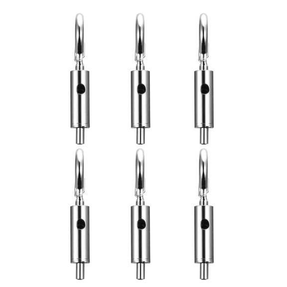 VERDANVERSE 6-Pack Steel Wire Rope Turnbuckles with Eye Hooks, Portable Cable Suspension Accessories for Secure Tensioning