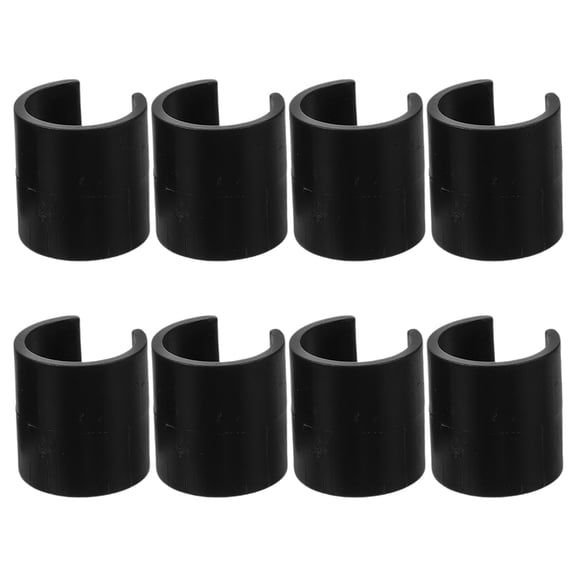 VERDANVERSE Verdanverse Black ABS Garden Flag Stopper, Compact Size for Outdoor, 8Pcs