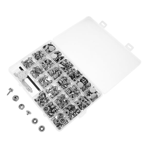 VERDANVERSE Marine Grade Stainless Steel Canvas Snaps, Assorted Colors, , Versatile Use, 90 Sets for Outdoor and Marine Applications