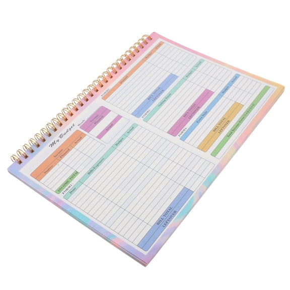 VERDANVERSE Bill Planner Financial Ledger Book Multi Paper 1Pcs