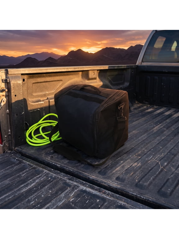 Black Baseball Hat Carrier with Stackable Double Layer Organizer for Travel