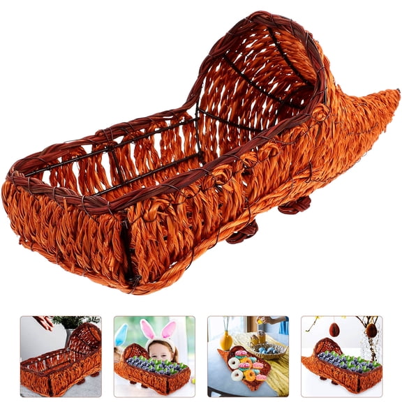 VERDANVERSE Bread Bin Wicker Baskets for Natural Style 1Pcs