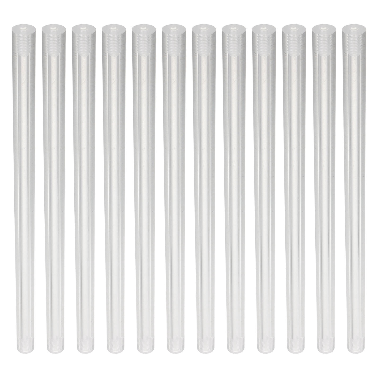 Rod Threading Service VERDANVERSE Transparent Acrylic Rod, High Clarity, Double End Threaded ...