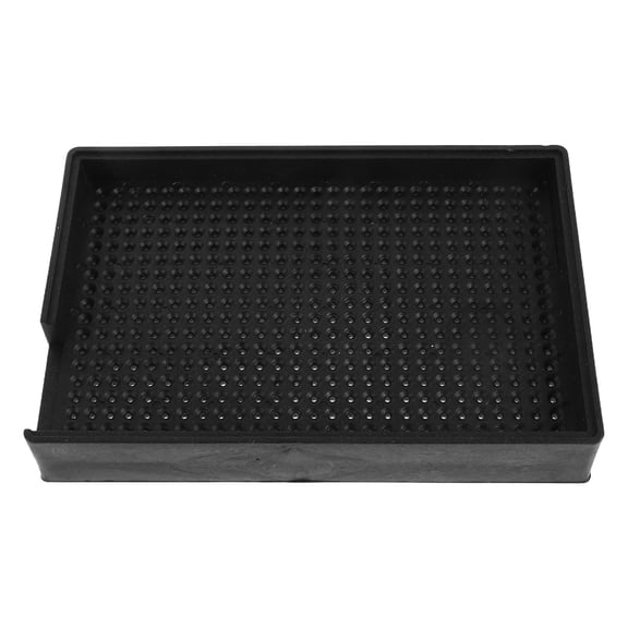 VERDANVERSE Durable Black Screw Sorting Tray with Multiple Compartments for Efficient Hardware Organization