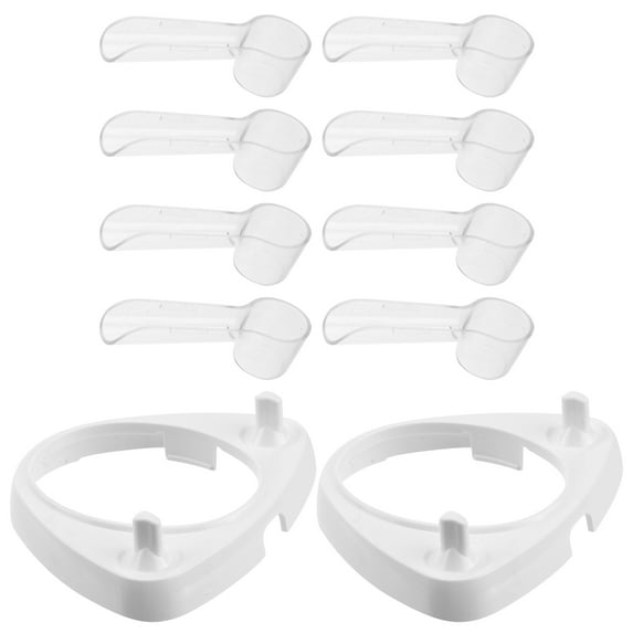 VERDANVERSE Dustproof Toothbrush Holder 2Pcs Electric Toothbrush Head Cover for Bathroom Use