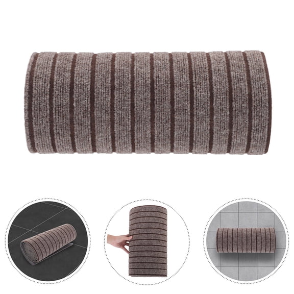 VERDANVERSE Light Brown Self Adhesive Carpet Roll, Easy to Install, Waterproof and Durable for Home