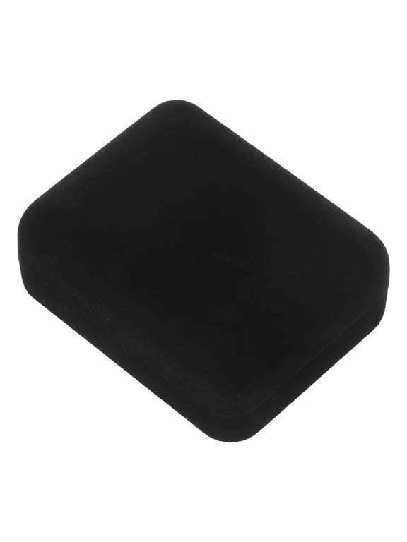 Elegant Black Velvet Cufflink Case for Daily Storage and Versatile Display Use