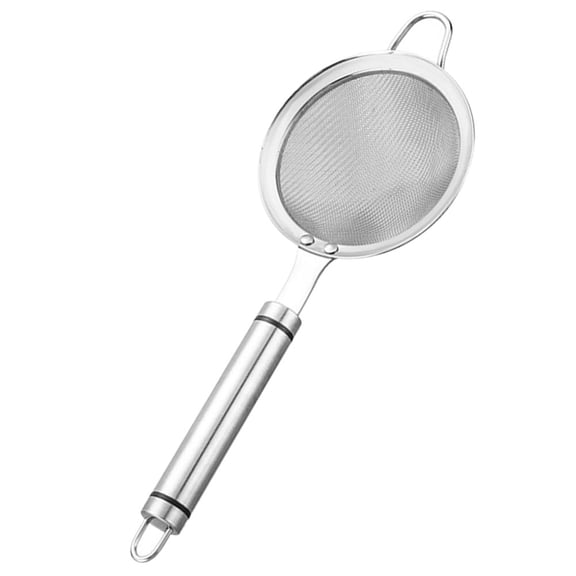 VERDANVERSE Stainless Steel Mesh Strainer and Colander, Ergonomic Design, Kitchen Sieve for Home Cooking and Food Prep