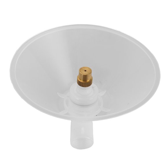 VERDANVERSE Garden Sprayer Shield Transparent Plastic Even Liquid Distribution for Orchard Irrigation 6Pcs