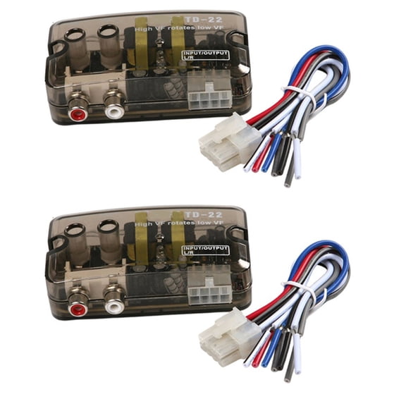 VERDANVERSE Car Audio High to Low Level Converter with Adjustable Delay Abs