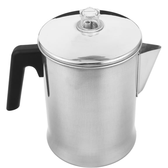 VERDANVERSE Lightweight Aluminum Drip Coffee Maker Plated Silver Ideal for Hiking Picnics and Travel
