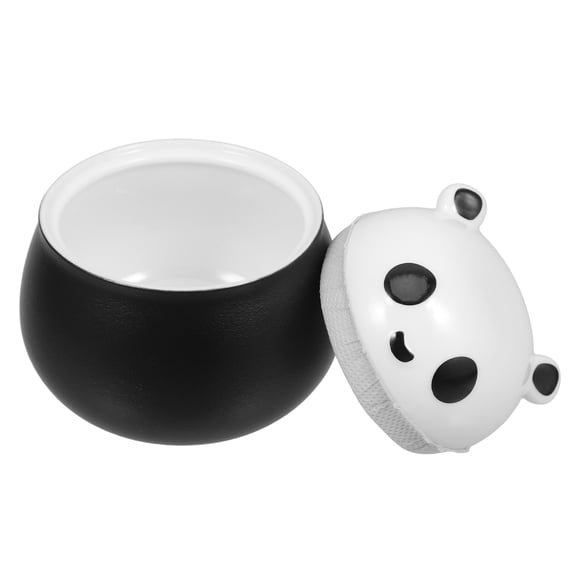 VERDANVERSE Panda Ceramic Tea Canister with Airtight Seal, Tea Storage Jar for Kitchen, Home Decor, Coffee and Spice Organizer