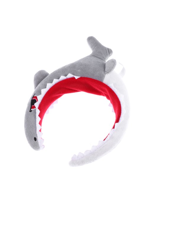 Gray Plush Animal Headband Hair Accessory for Party, Cosplay, Stage Performance, and Fun Dress-Up Events