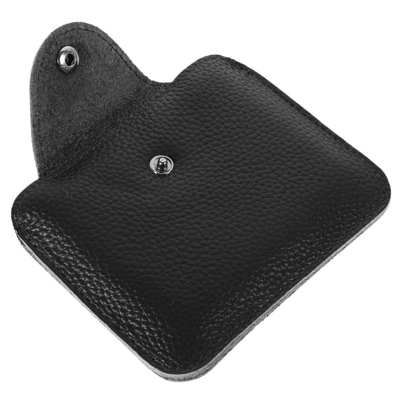 VERDANVERSE Portable Black Stylish Coin Pocket with Large Capacity for Money Business Card and Cash Storage