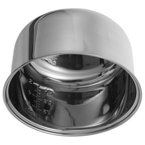 VERDANVERSE 304 Stainless Steel Inner Pot Replacement for Power Cooker, Home Cooking Accessory, 1 Set