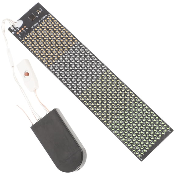VERDANVERSE Flexible LED Display Panel with Mobile App Control for Cars, Clothing, Bags, Crafts - Assorted Color Options
