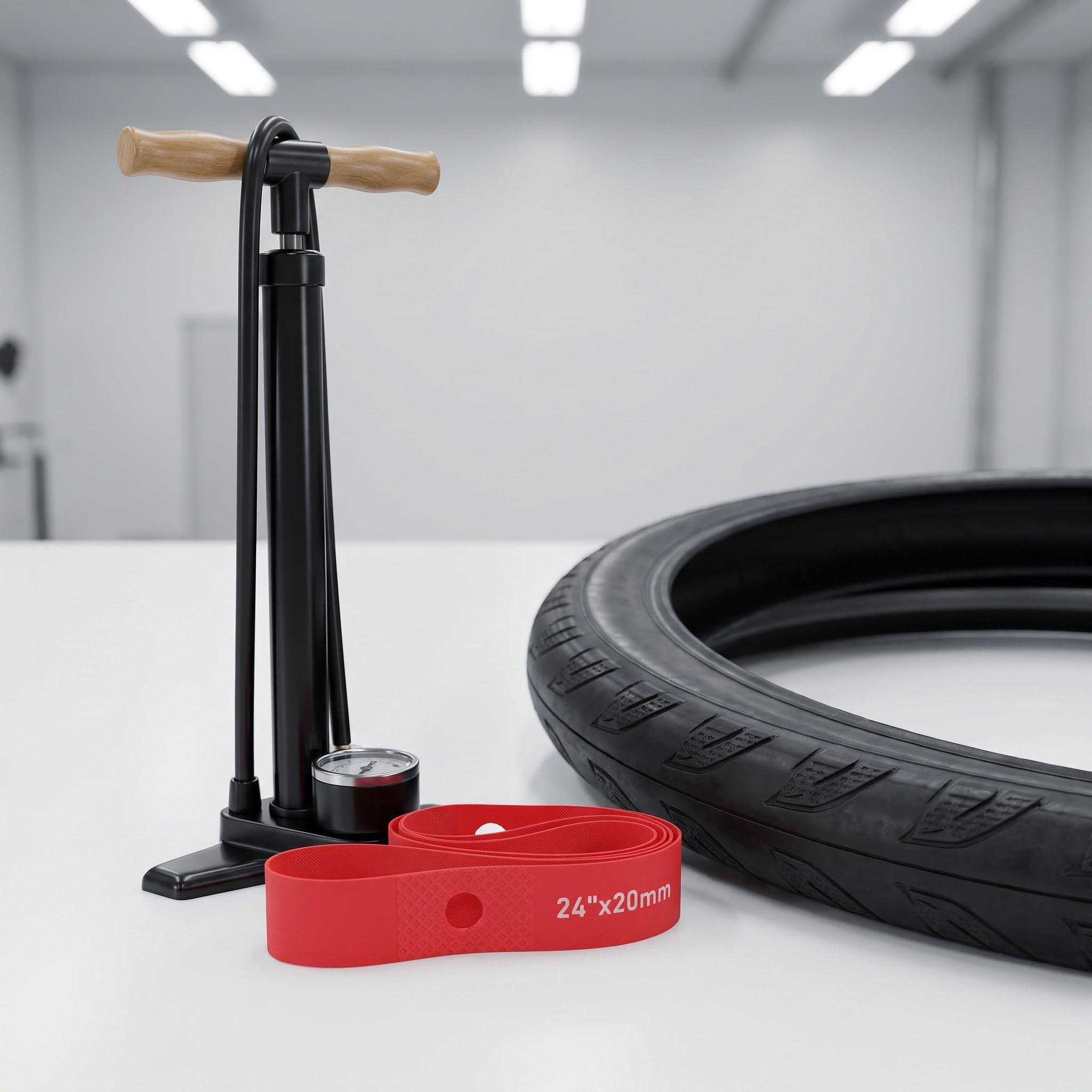 VERDANVERSE Bike Rim Tape, Red Elastic Nylon, Puncture Prevention, High ...