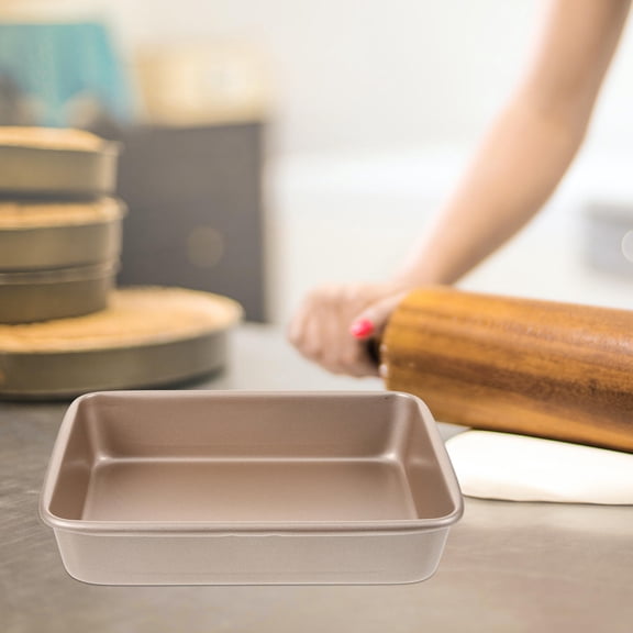 VERDANVERSE Light Brown Non-Stick Carbon Steel Baking Tray for Cakes and Cookies
