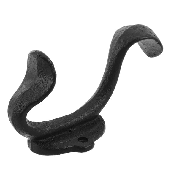 VERDANVERSE Rustic Cast Iron Wall Hooks Black for Home Organization Entryway Purse Backpack Hanger