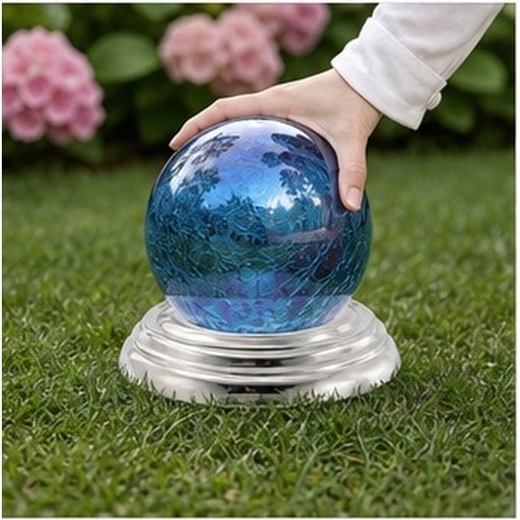VERDANVERSE Stainless Steel Thickened Gazing Ball Stand Garden Sphere Holder