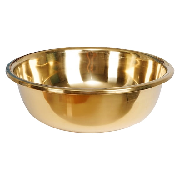 VERDANVERSE Thickened Golden Stainless Steel Mixing Basin, Versatile and Wear-Resistant