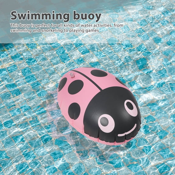 VERDANVERSE PVC Pink Swimming Buoy for Open Water and Home Use, Durable and Lightweight