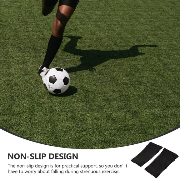 VERDANVERSE Teenagers Calf Guard Sleeve 1 Pair Black for Fan Gear