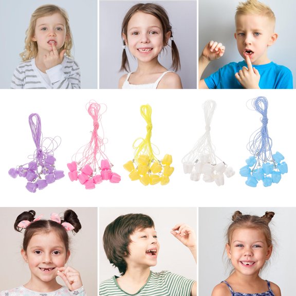 VERDANVERSE Tooth Keeper Tooth Keep Holder Plastic 50Pcs