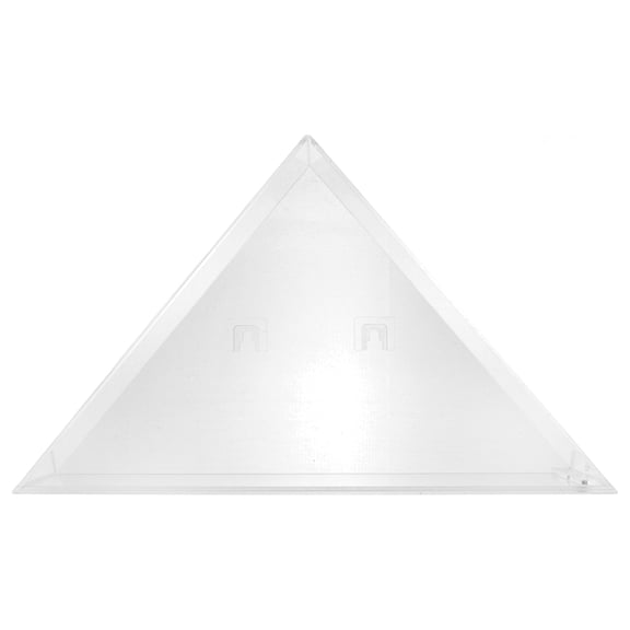 VERDANVERSE Triangle Acrylic Flag Display Box for Burial Flag with Protective Clear Cover