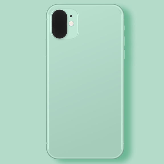 VERDANVERSE Phone Camera Cover, Black ABS, Privacy Protection, Easy Install