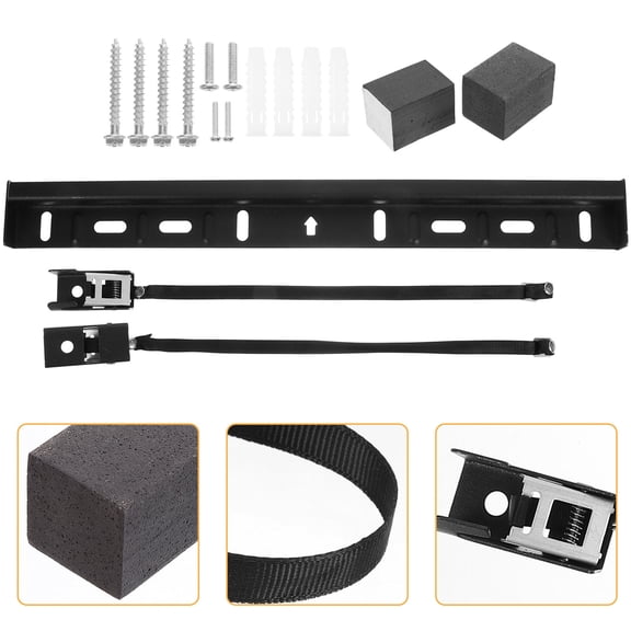 VERDANVERSE Studless TV Wall Mount Renter Friendly Stable L-Shaped Bracket