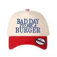 thumbnail image 1 of VERGIAC BAD DAY TO BE Letter Embroidered Trucker Hat, Unisex Adjustable Snapback Mesh Cap for BBQ Food Festival Daily Outdoor Wear, 1 of 5