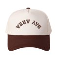 thumbnail image 1 of VERGIAC BAY AREA Letter Embroidered Trucker Hat, Unisex Adjustable Snapback Mesh Cap for Daily Commute Travel Outdoor Wear, 1 of 11
